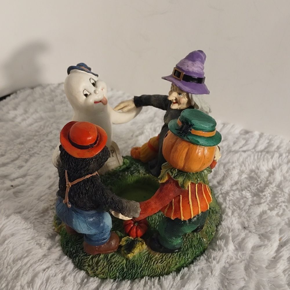 Jaimy Halloween Tea Candle Holder Figurine